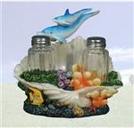 DOLD26348 Sea Savor Dolphin Salt & Pepper Shaker Set